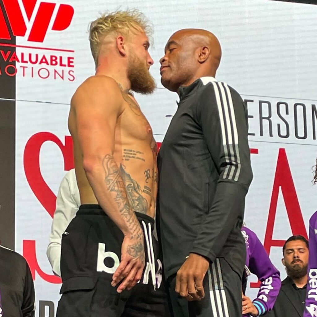 Anderson Silva Encara Fã Jake Paul No Boxe Neste Sábado Chega De Abraços é Guerra Portal 