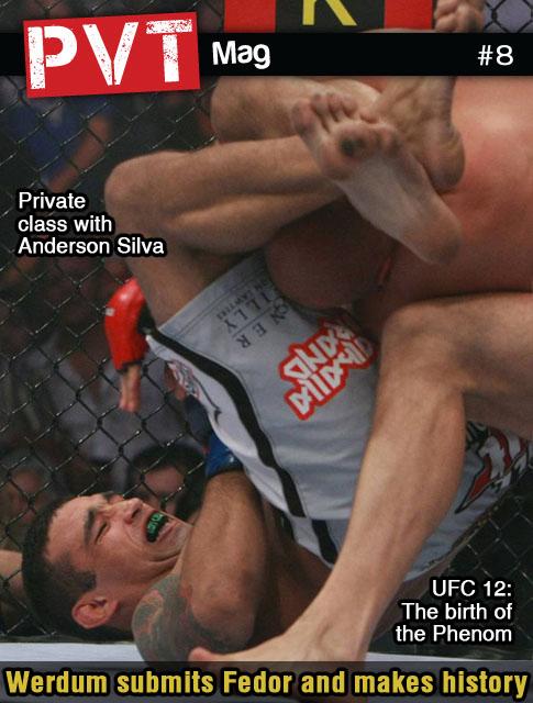 Werdum na capa da PVT Mag, que era publicada em português e inglês